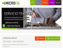 Tablet Screenshot of microfix.cl